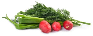 Ассорти (редис+зелень) 150гр