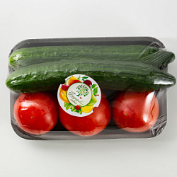 Ассорти овощное (томат+огурец)